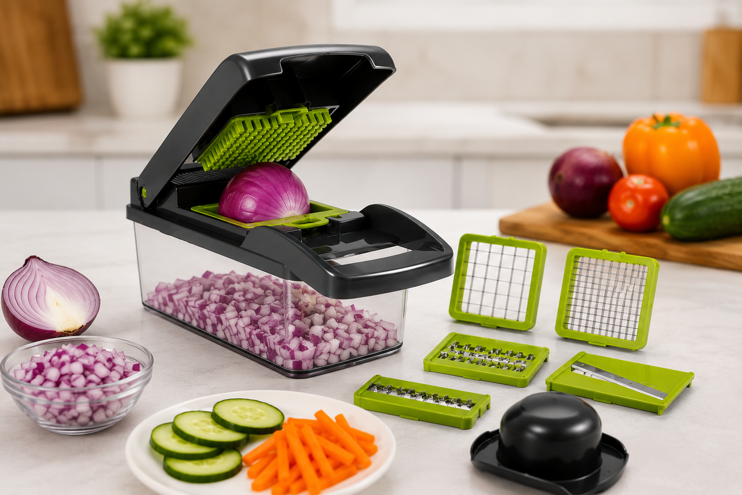 14-in-1 Multi-Function Vegetable Cutter & Slicer
